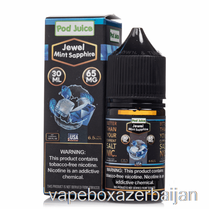 Vape Smoke Jewel Mint Sapphire - Bold Series - Pod Juice - 30mL 65mg